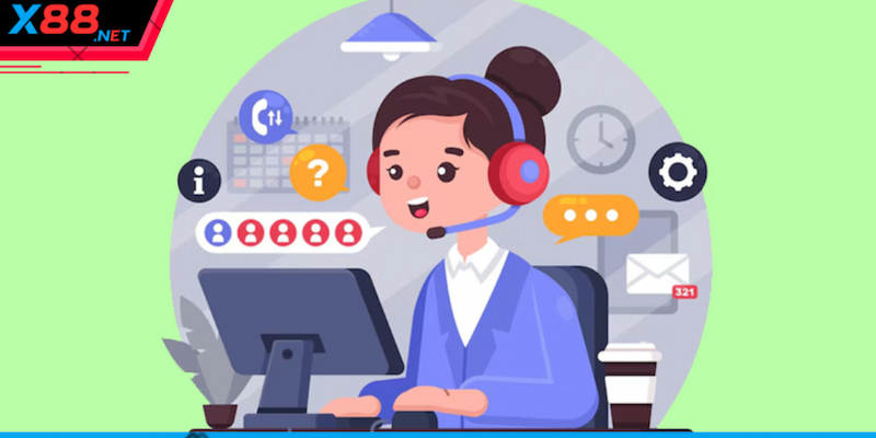 Hội viên liên hệ X88 khi cần hỗ trợ thông tin