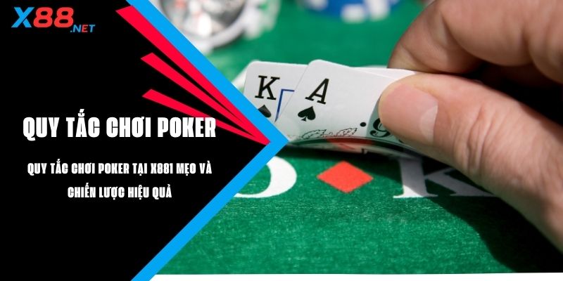 Quy tắc chơi Poker