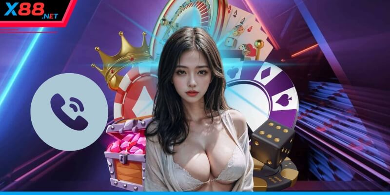 X88 có nhiều kênh liên hệ khác nhau cho hội viên